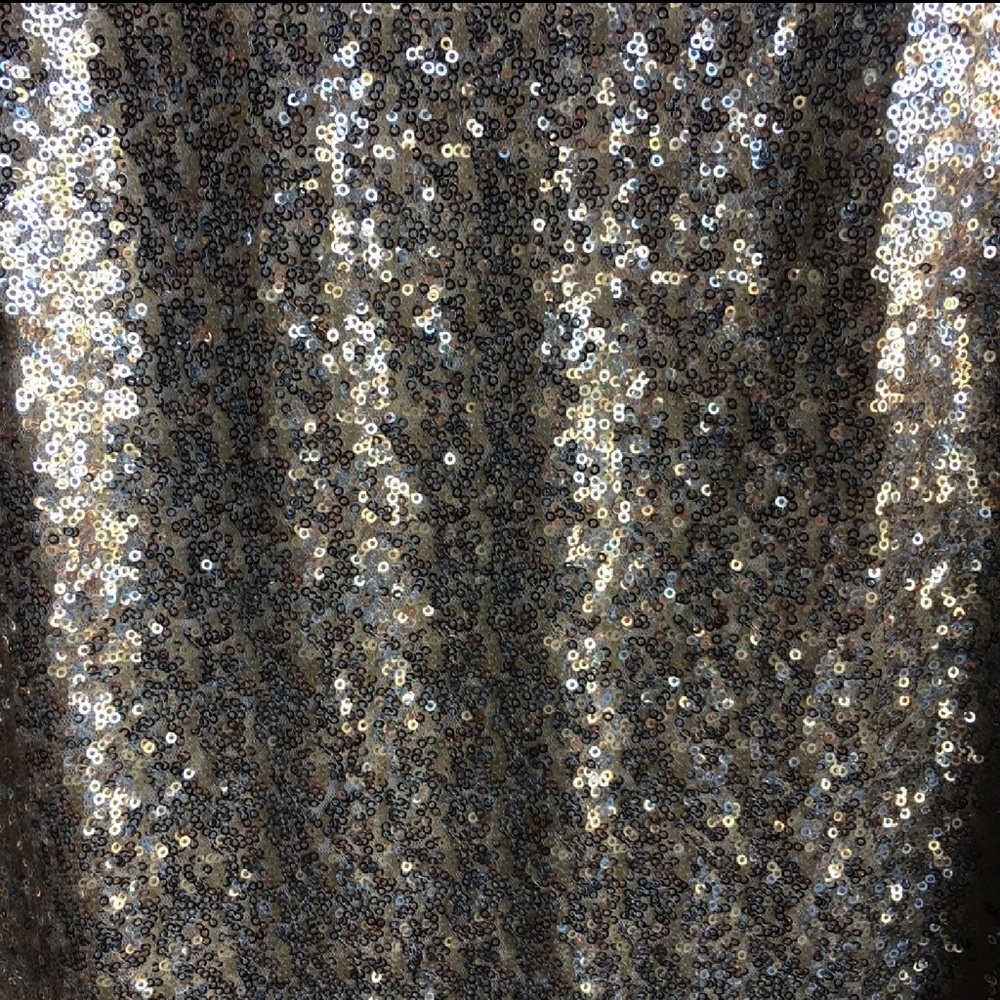 White House Black Market gold sequence dress. - Picture 3 of 3