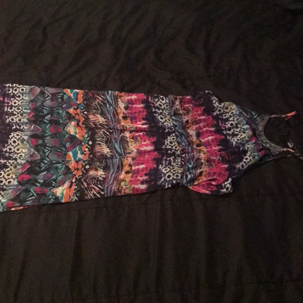 Patterned maxi dress