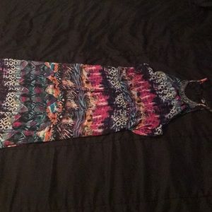 Patterned maxi dress