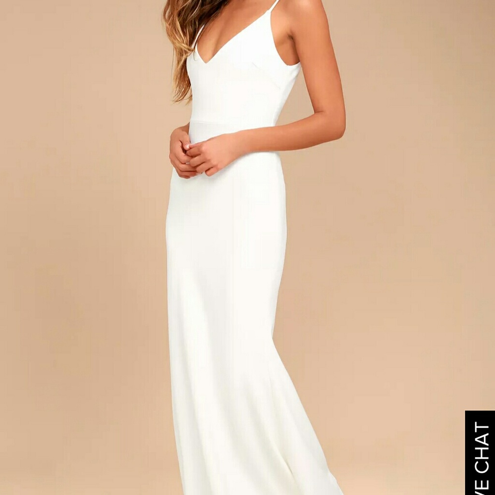 Lulus Infinite Glory Dress in White