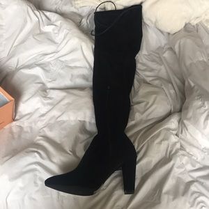 Public Desire PLUS SIZE Thigh High Boots