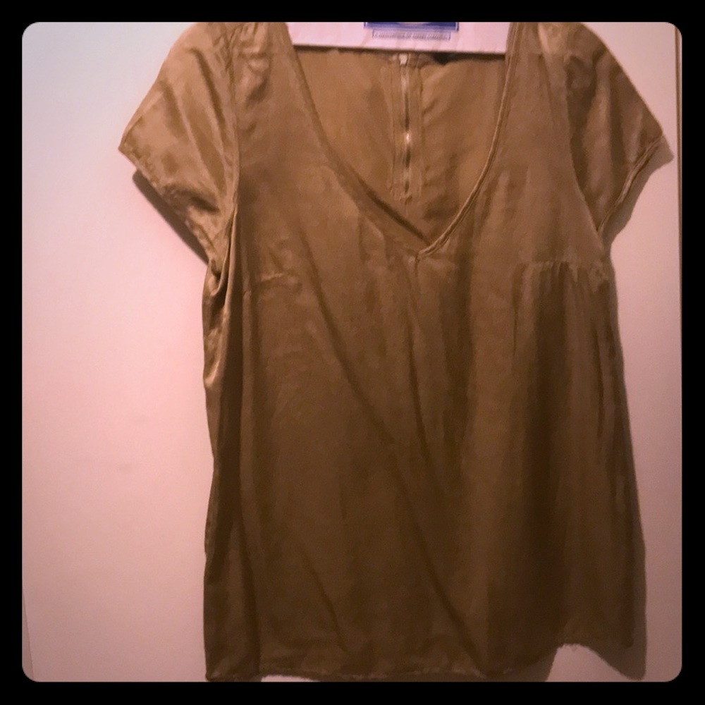 Gold Zara tee size S