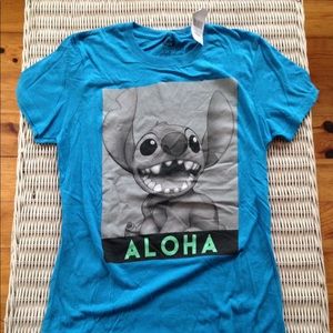 Blue Disney Stitch shirt