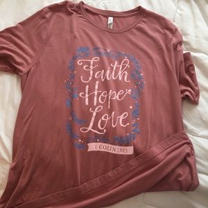 faith, hope & love tee