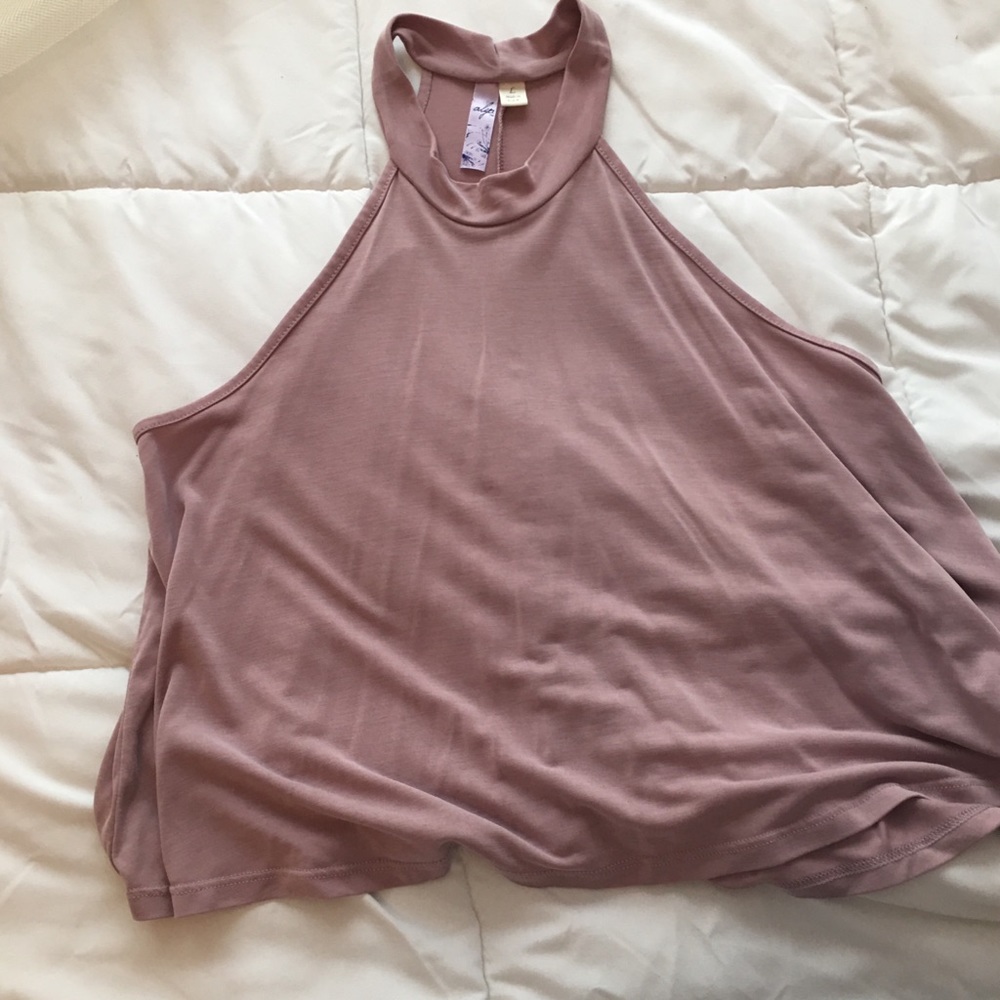 flowy halter top