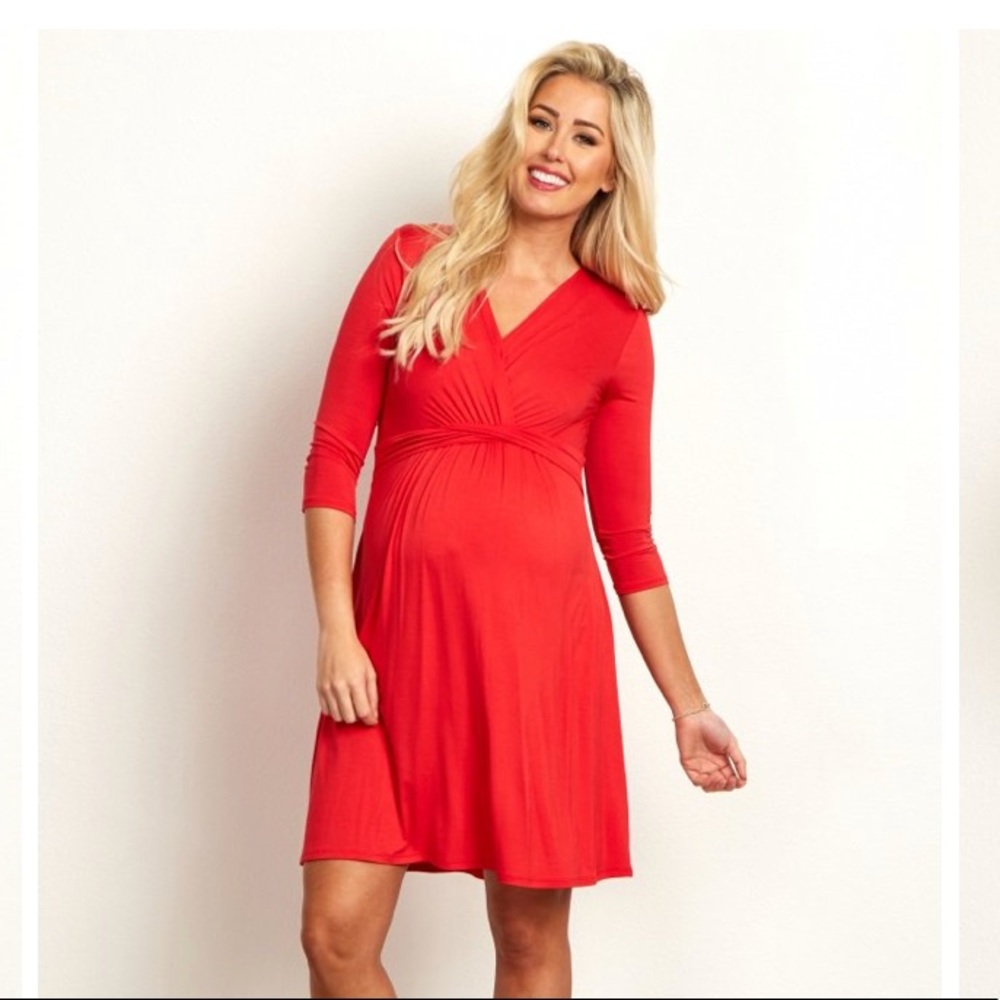 Final price🌩 PinkBlush maternity dress!