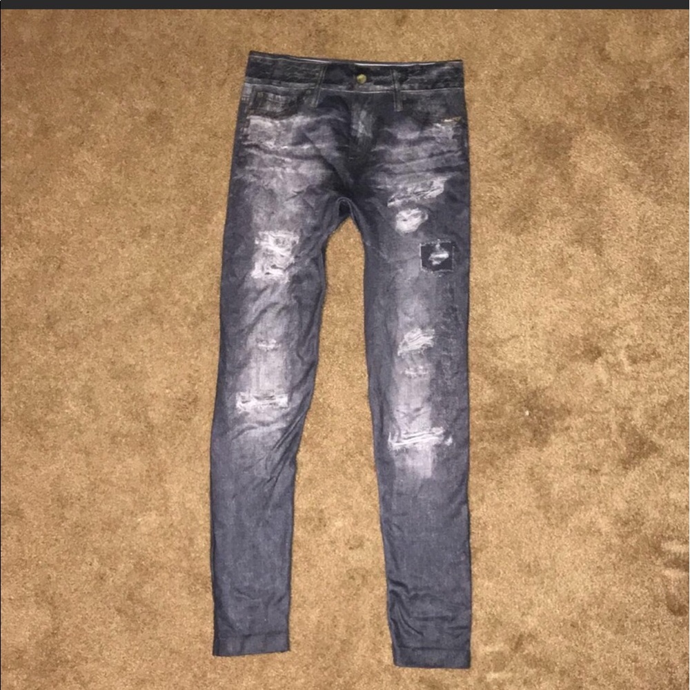 2 Blue Jeggings