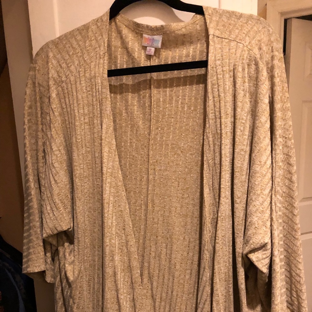 SOLD 💸LuLaRoe Medium Lindsey Oatmeal Heather