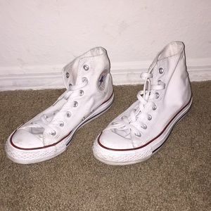 White converse - like new