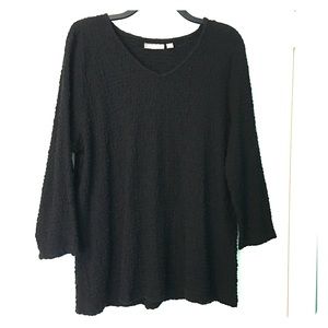 Croft & Barrow Stretch Waffle Textured Top 2X plus