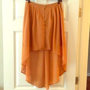 High low hem skirt