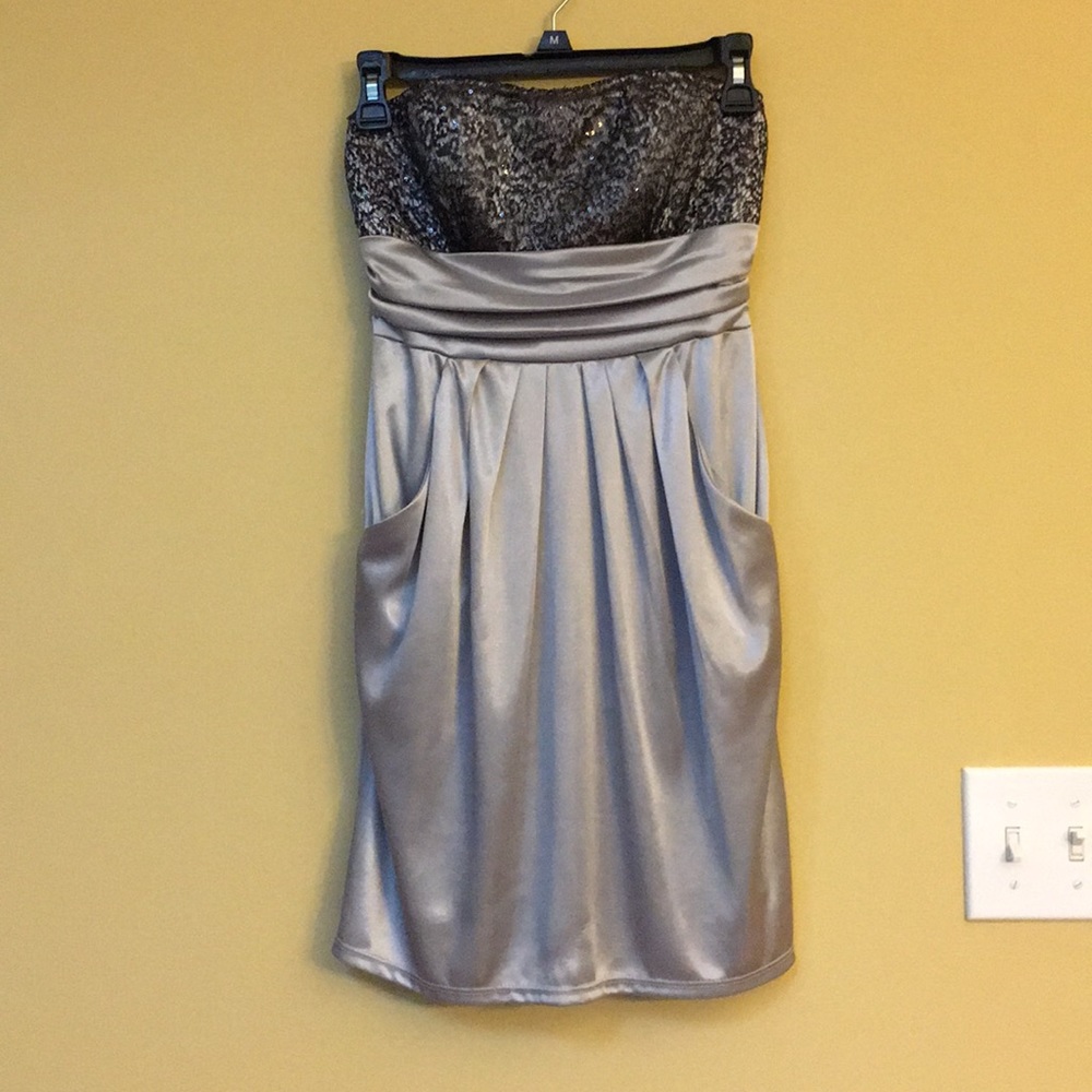 Black and Silver Dress