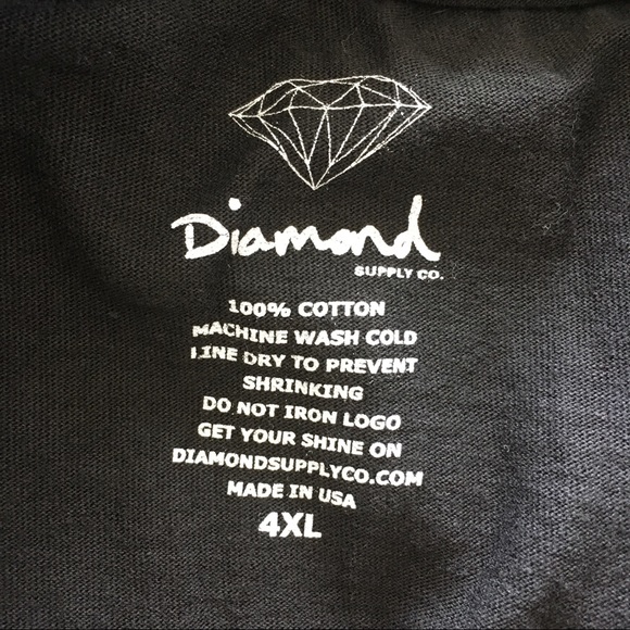 DIAMOND SUPPLY CO. ~diamond blunt T-shirt size 4XL - Picture 5 of 5