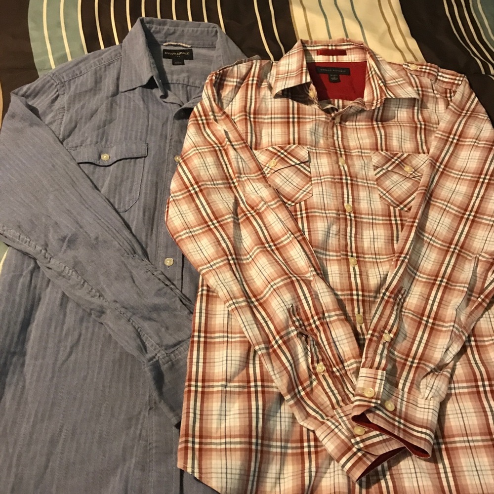 Men’s Long Sleeve Button Ups