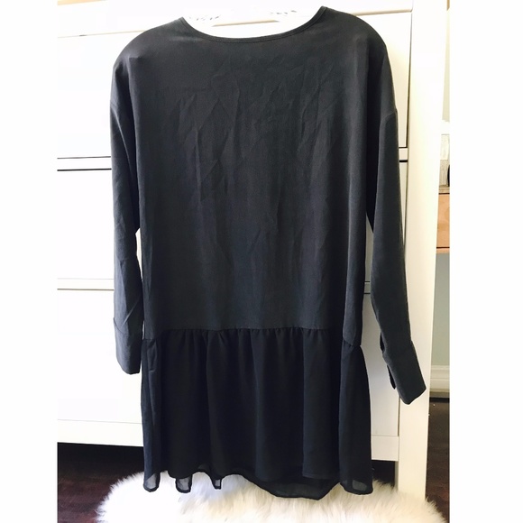 Anine Bing Long sleeve Silk Dress XS black - Picture 5 of 5