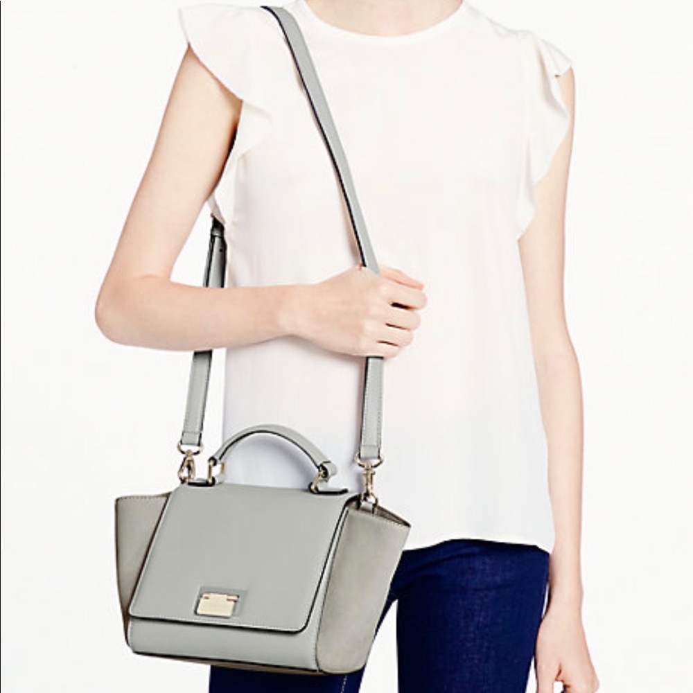 (KATE SPADE) MAGNOLIA PARK SUEDE SMALL LAUREL ✨