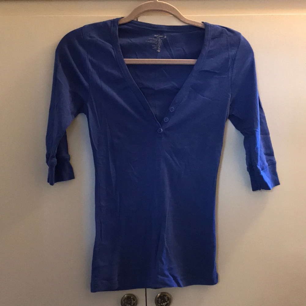 Blue cotton top from old navy