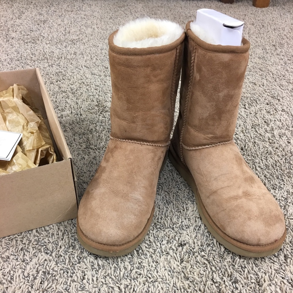 Ugg Short Chestnut Size 8