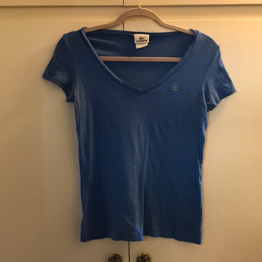 Lacoste blue tee
