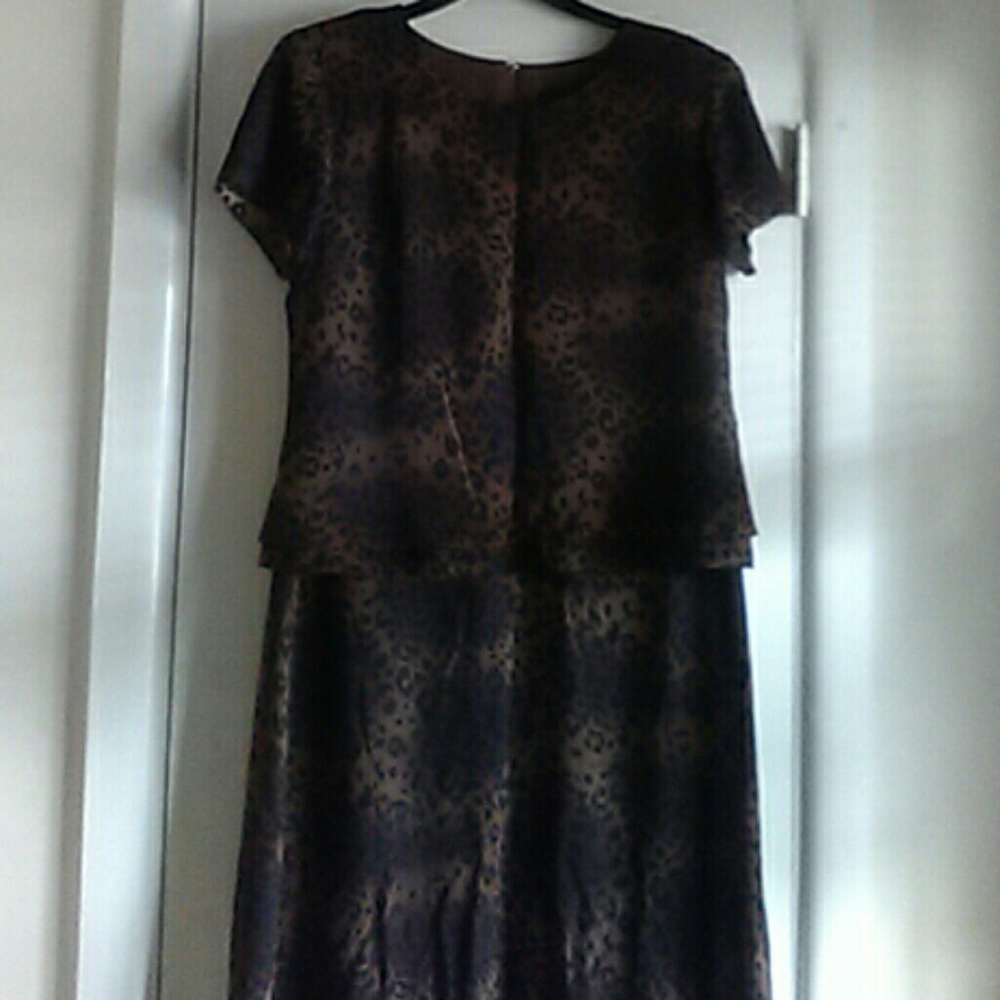 Black and Brown Dress