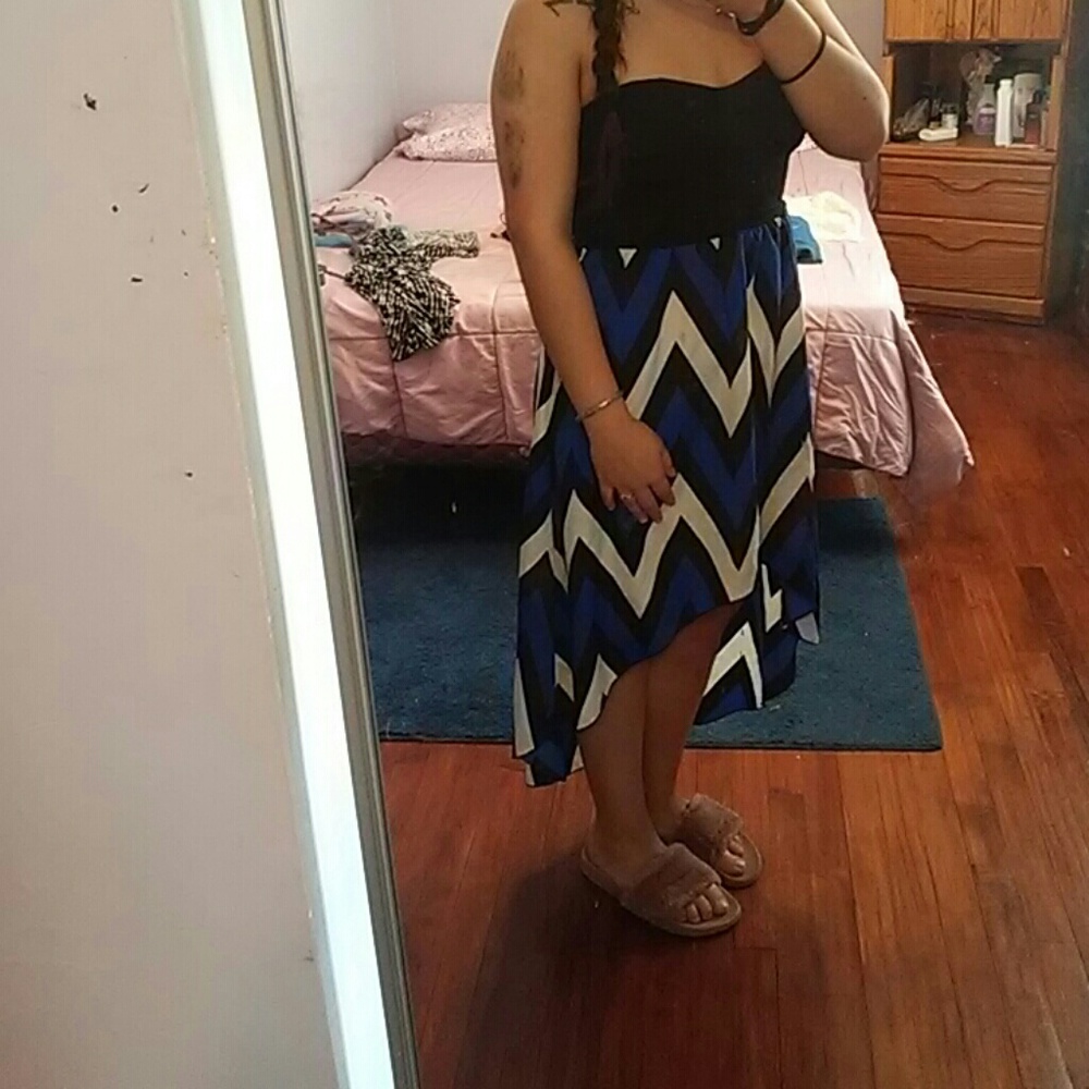 Strapless dress