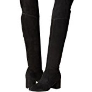 Schutz Tamara over the knee black boots NIB 10