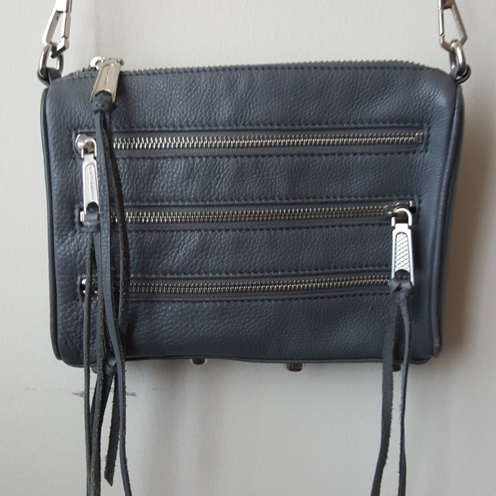 Rebecca Minkoff Mini 5 Zip in Gray
