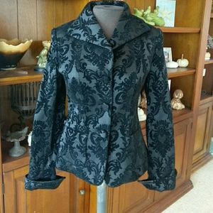 Areli Flocked Blazer