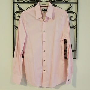 Express fitted button up
