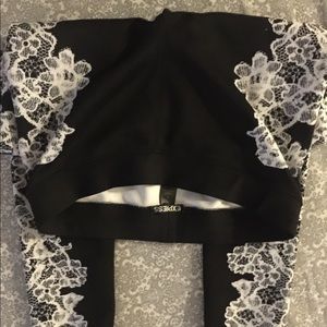 Express Lace Print Leggings