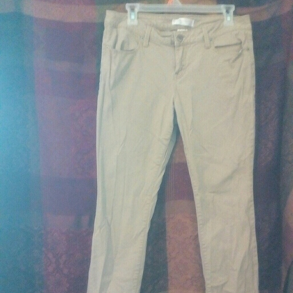 Skinny khaki work pants