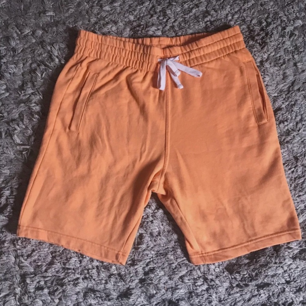 ORANGE SWEAT SHORTS 100% AUTHENTIC MEDIUM