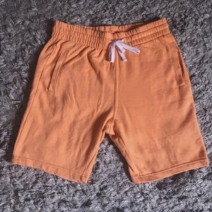 ORANGE SWEAT SHORTS 100% AUTHENTIC MEDIUM