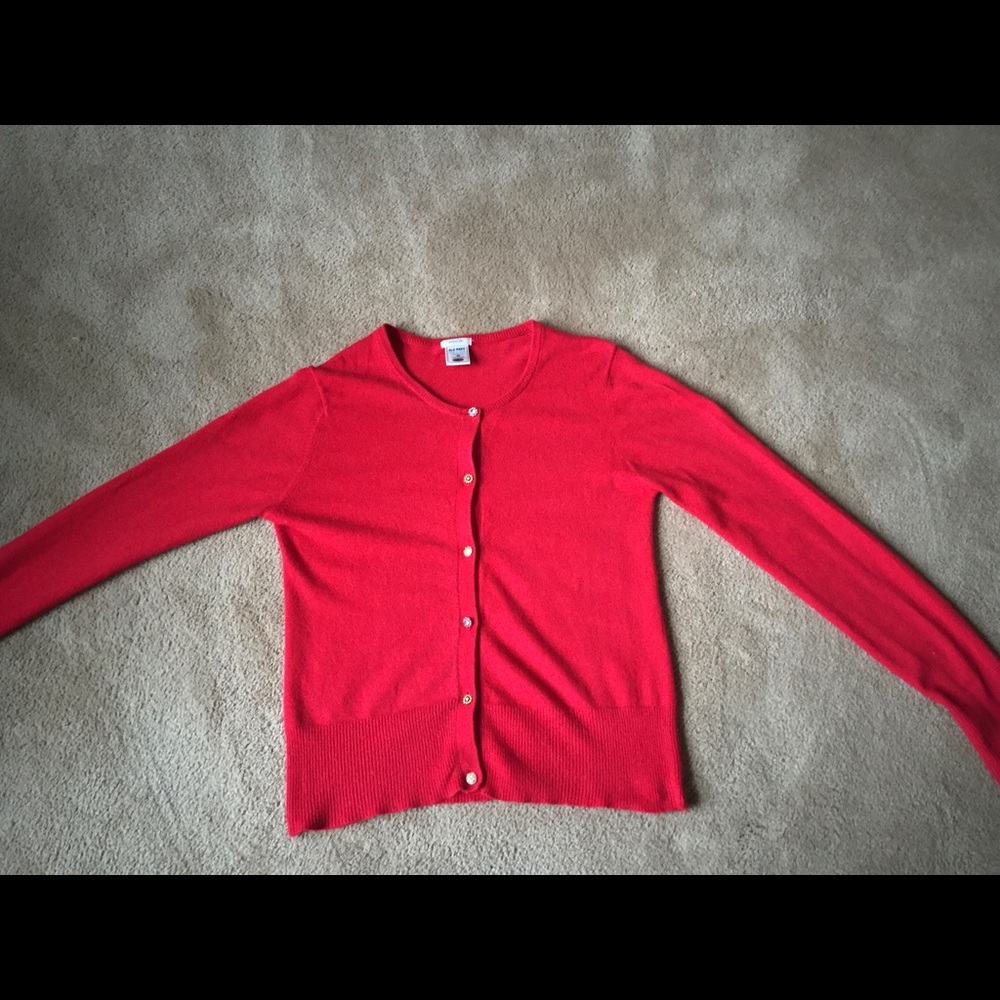 Holiday Red Cardigan