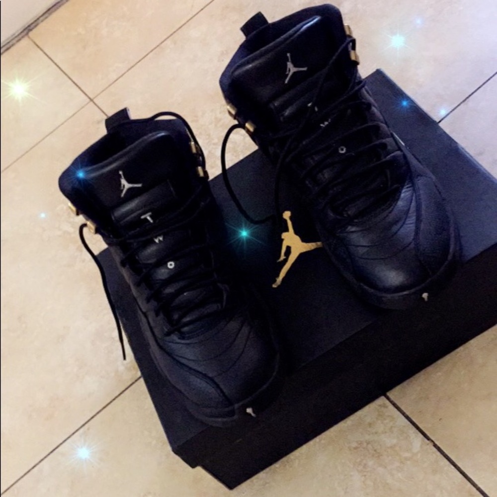 Jordan 12s “ all black taxi “
