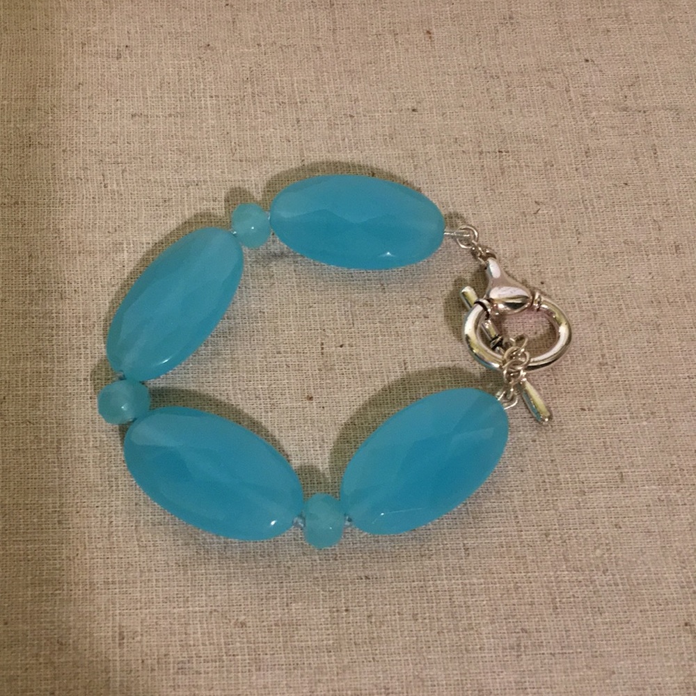 Large Glass Bead Bracelet