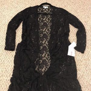 NWT Lularoe unicorn black lace Sarah