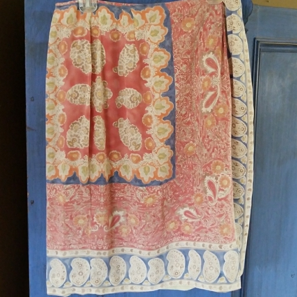 Liz Claiborne 100% Silk Skirt