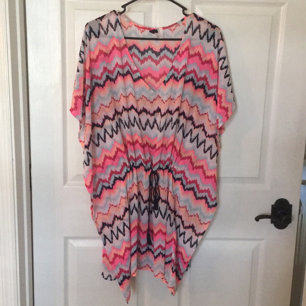 Brightly colored, sheer top from H&M.