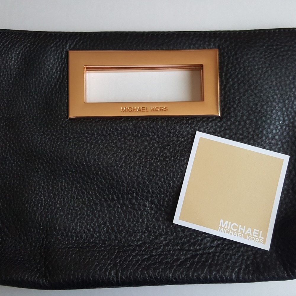 Michael Kors Clutch with Rose Gold Hardware