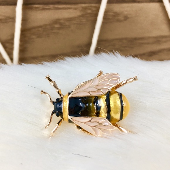 Only ships with $15 orders. Black Cicada Brooch - Picture 2 of 6