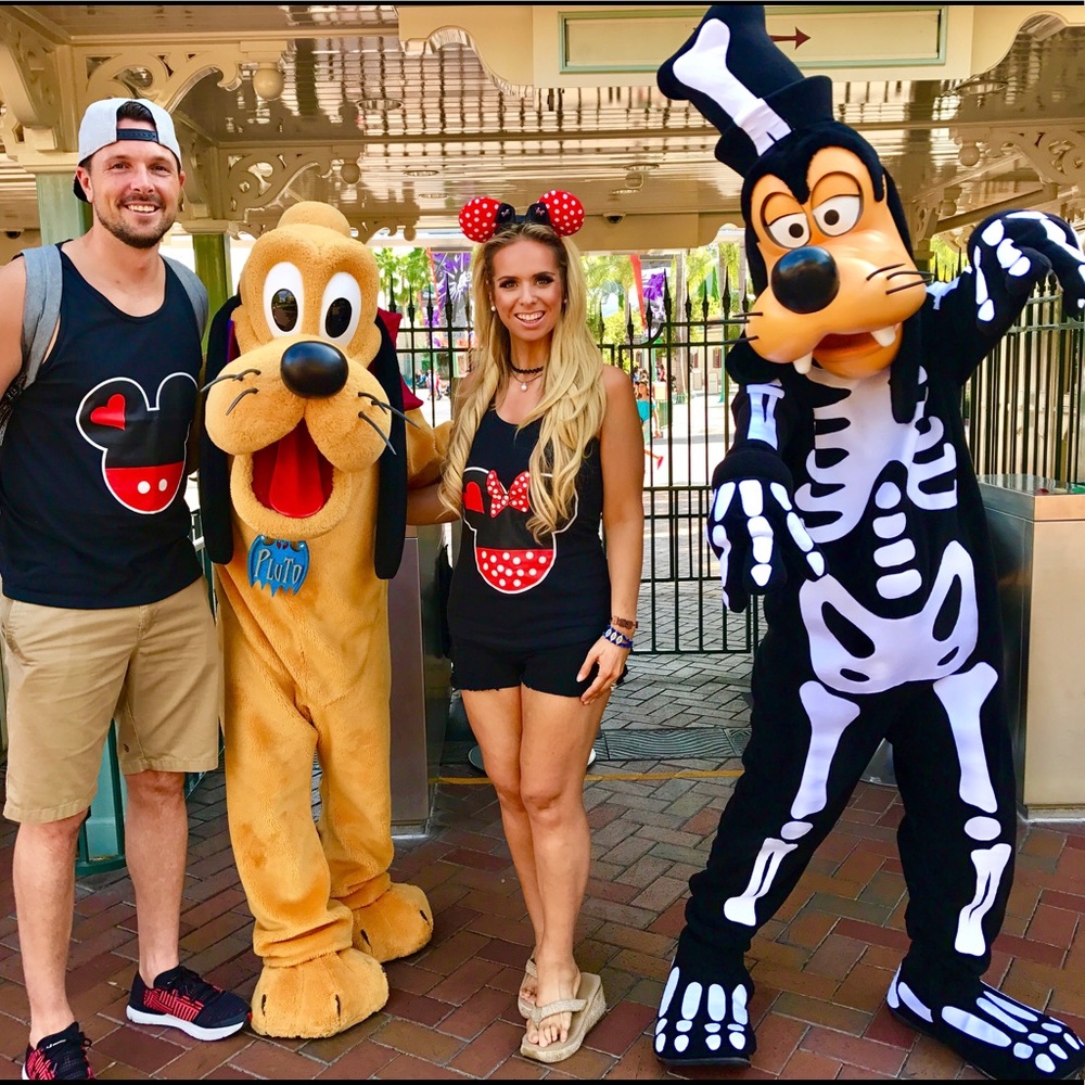 Disney special made tank Minnie Mickey from shoot