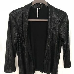 Michael Stars Matte Sequin Stretch Blazer