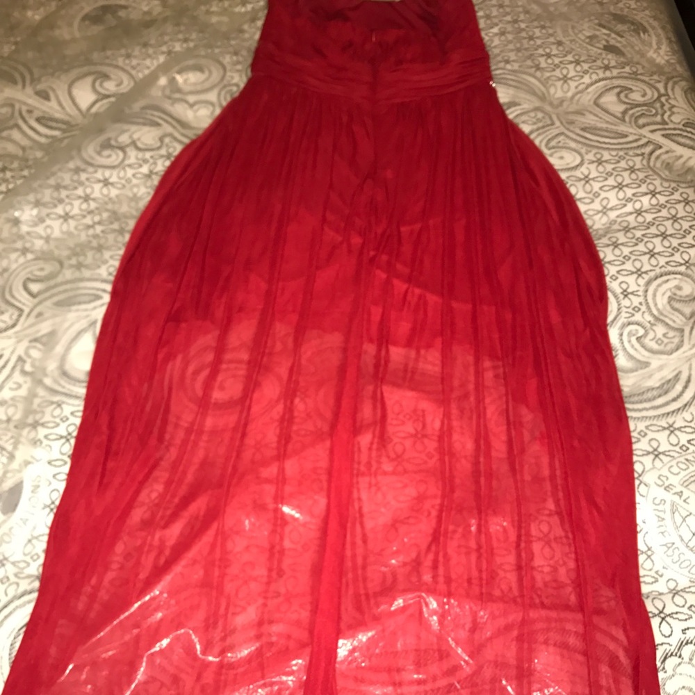 XL red High Low dress!