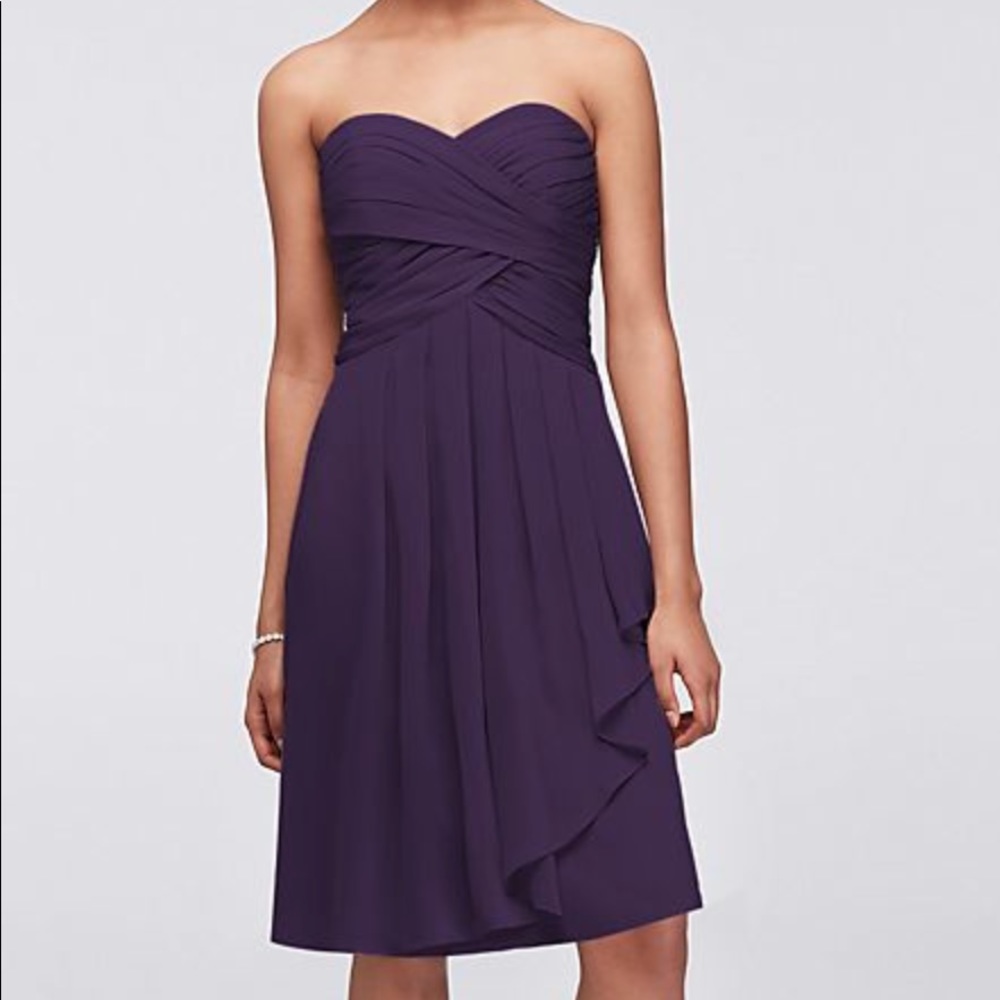 David’s Bridal Bridesmaid Dress Chiffon Dress