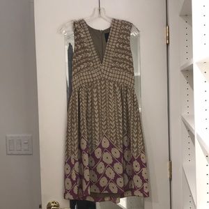 Anna Sui for Anthropologie vneck dress