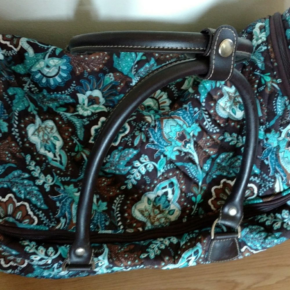 Vera Bradley carry on with wheels retired line