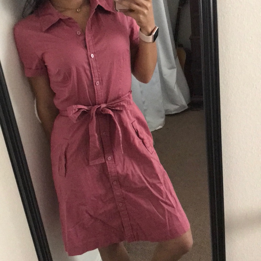 Button up dress