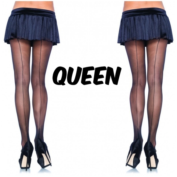 ⚡Plus Size Queen Backseam Stocking Pantyhose - Picture 1 of 3