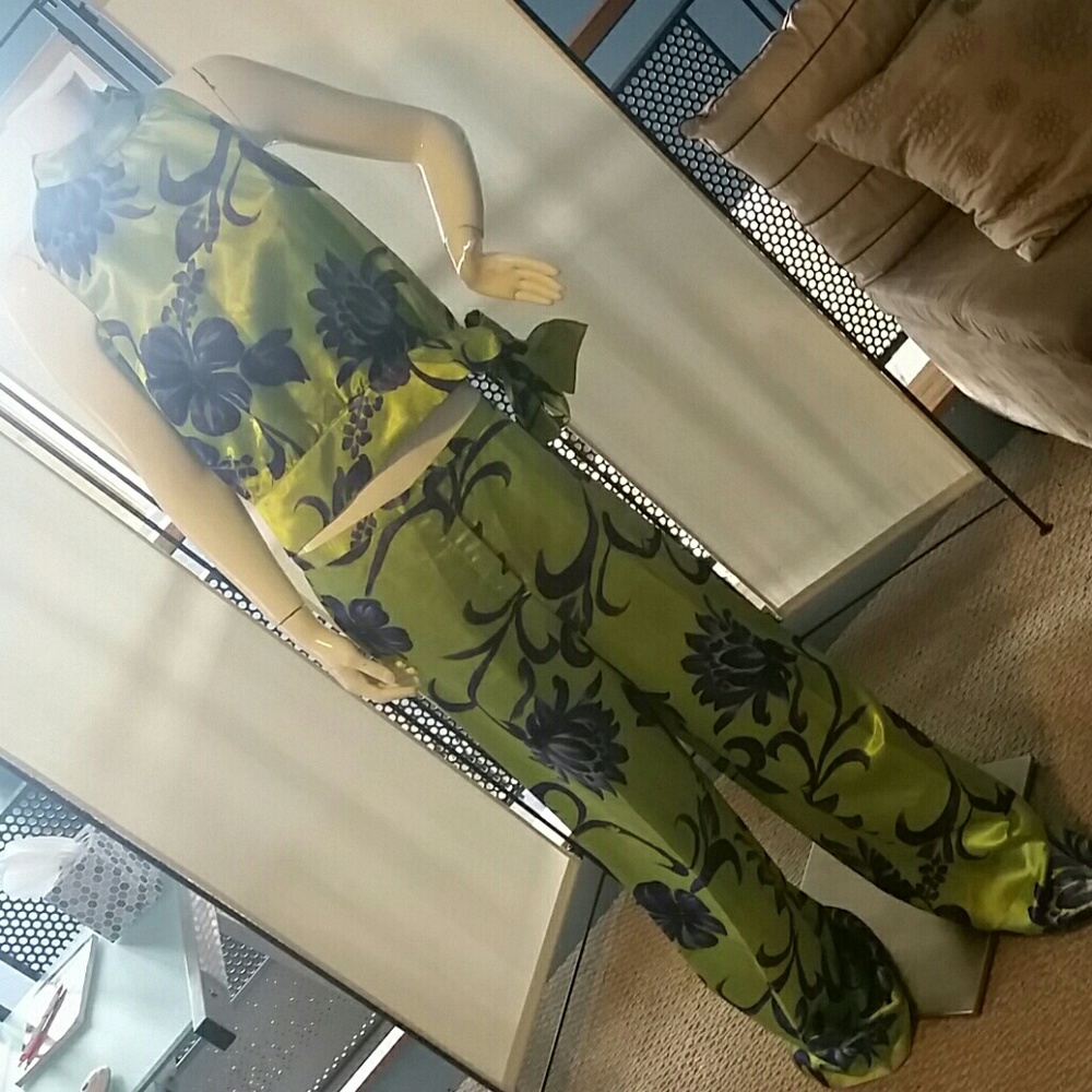 2 pc Pant & Halter Top Set